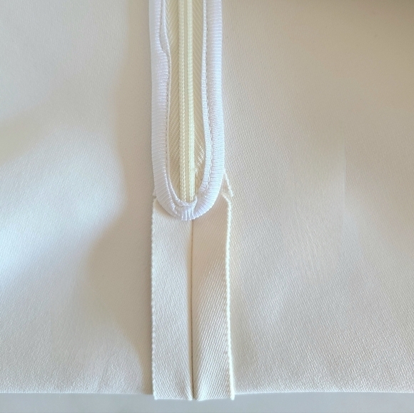 ROSETTA GETTY Long-Sleeve Sweetheart Top, Size Large, Ivory, NWT - Picture 14 of 16